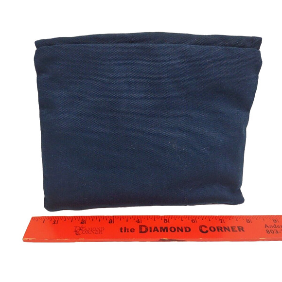 Delta Someone Somewhere Michoacan Fold-Over Tweed/Canvas Travel Kit Bag - Picture 6 of 8